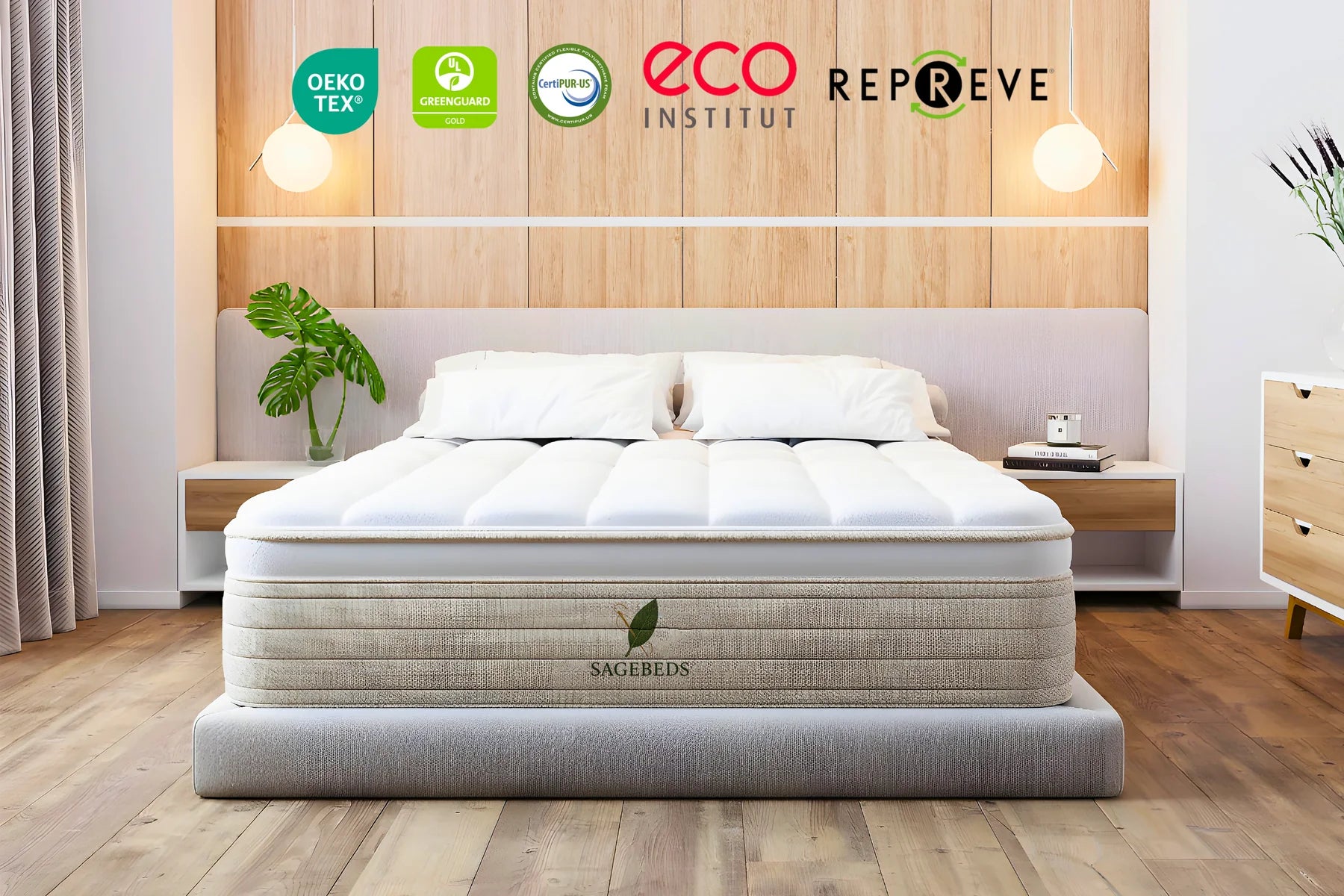 Sage Natural Euro Top Hybrid Mattress