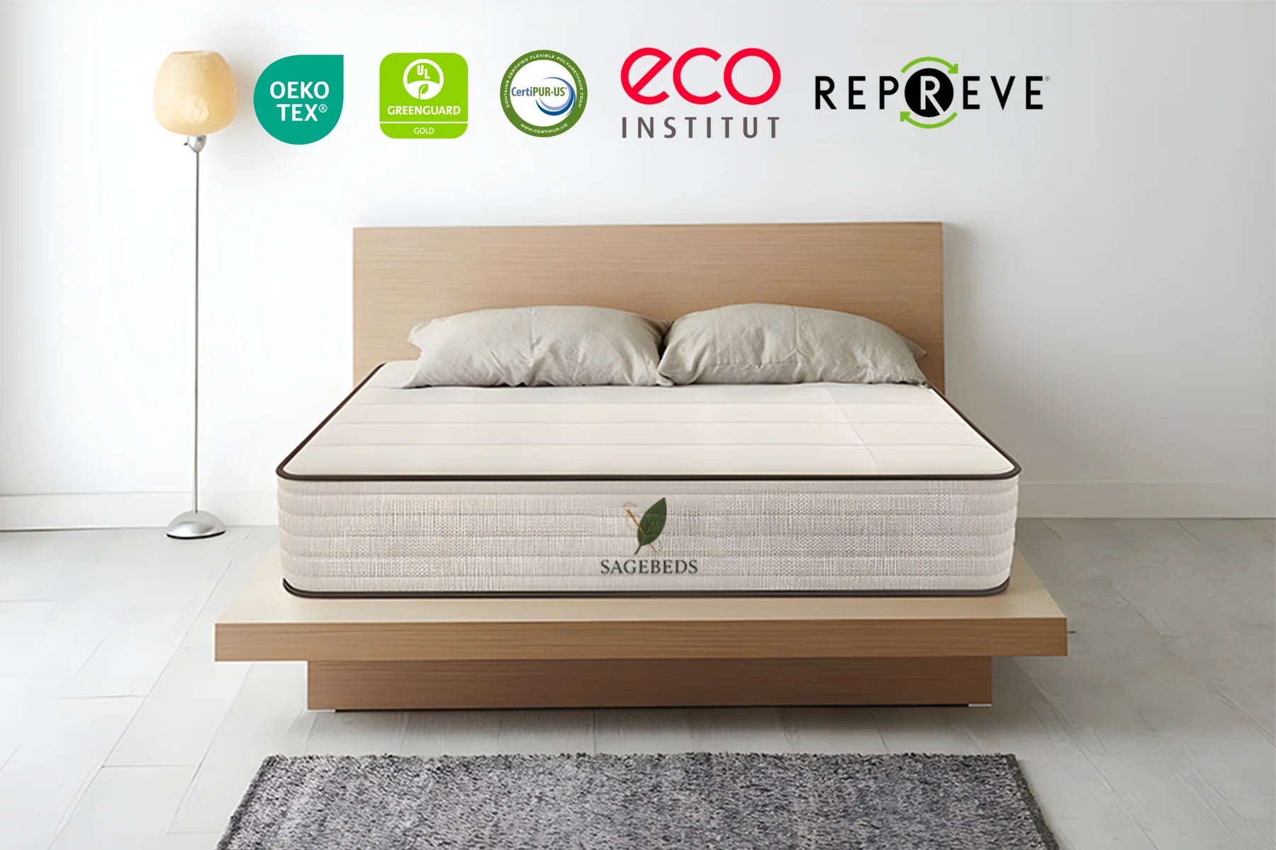 Sage Meadow Organic Hybrid Mattress