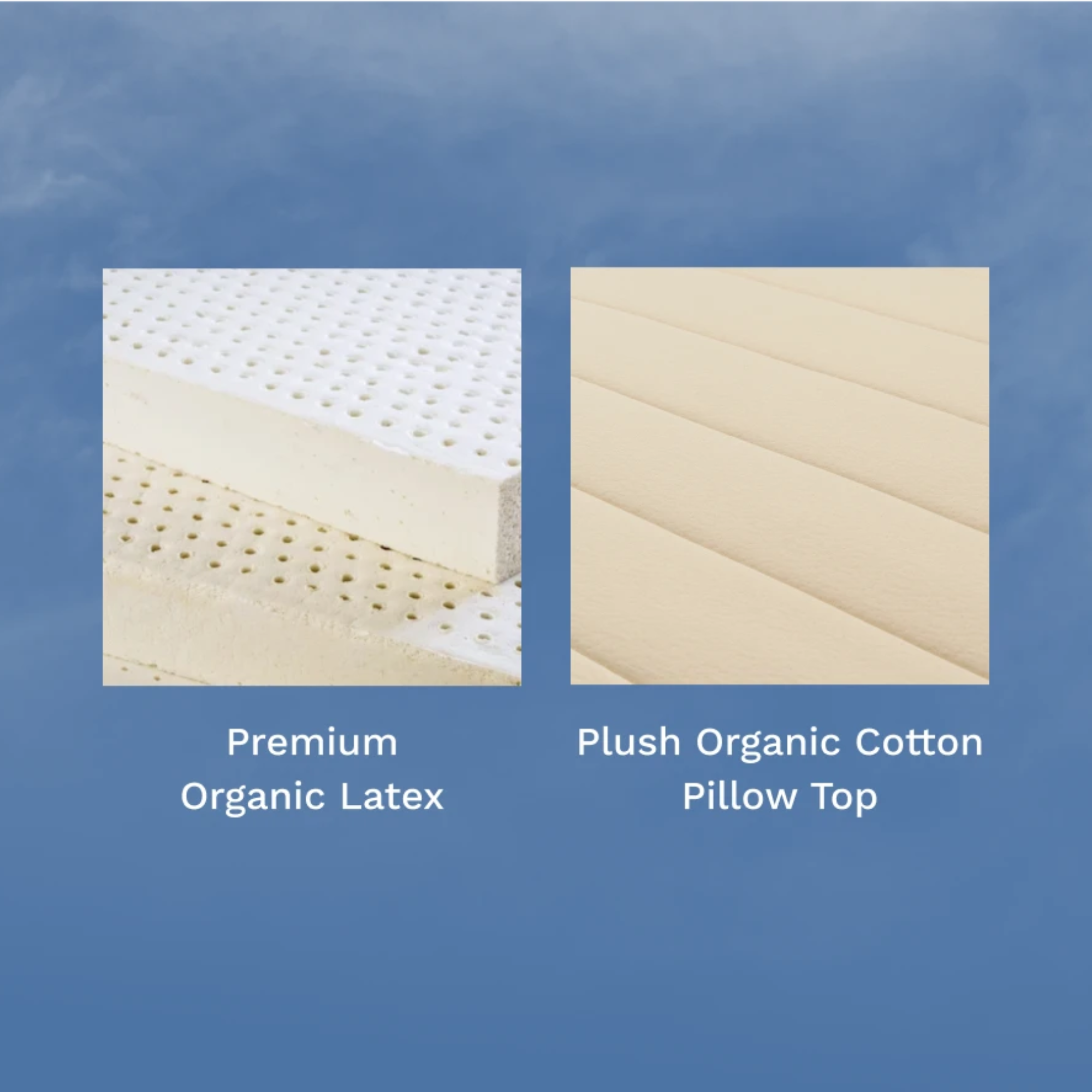 Sagebeds Pure Green® Natural Latex Mattress Topper GOLS Certified